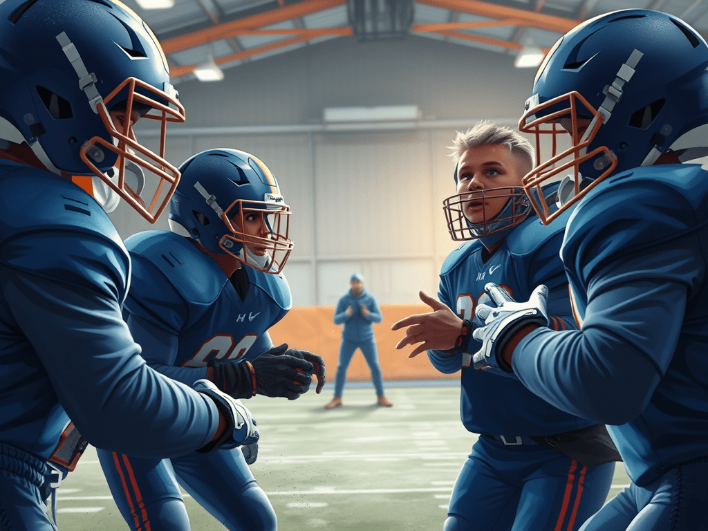 4TL Winter Football Tackle Practice: Skills in&nbsp;Action